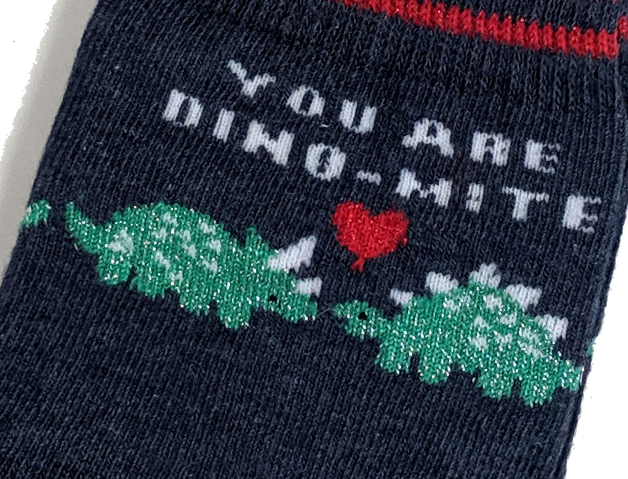 6-10 US LADIES TRICERATOPS CUTE DINOSAUR SOCKS DINO-MITE 4-8 UK 37-42 EUR