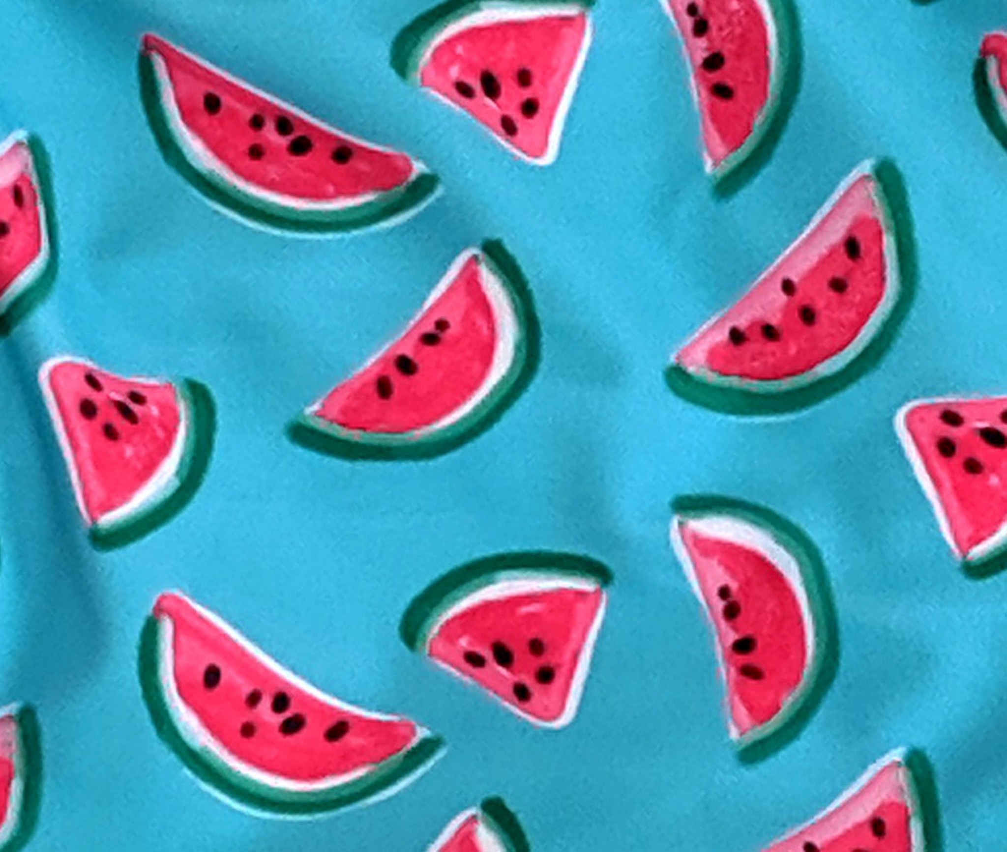 BABY GIRLS WATERMELON SKIRTED BLUE SWIMSUIT 0-3 MONTHS