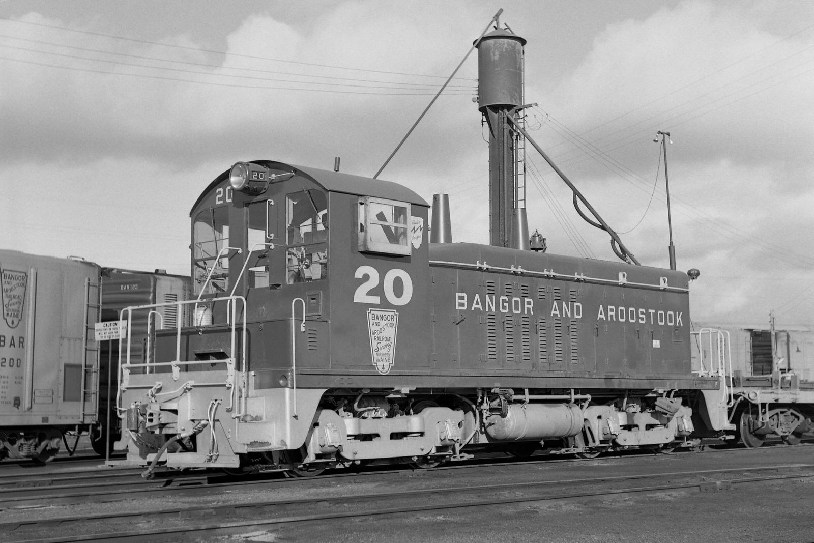 BAR NW2 #20 at Northern ME Jct, ME on 10/30/1964 BAR NW2 #20 at Northern ME Jct, ME on 10/30/1964