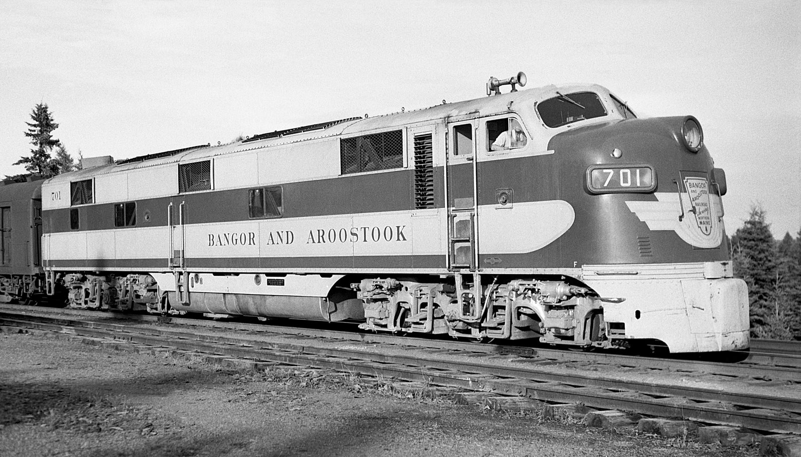 Bangor Aroostook E7A #701. Date & Location ? (8x14) Bangor Aroostook E7A #701. Date & Location ? (8x14)