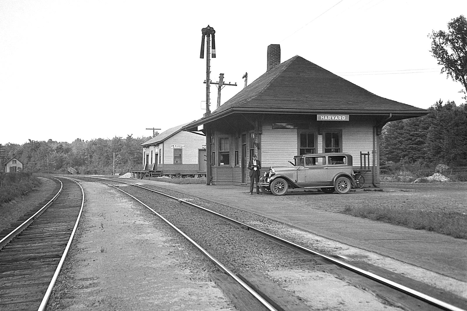 B&M Station at Harvard, MA. Date?? (8x12) B&M Station at Harvard, MA. Date?? (8x12)