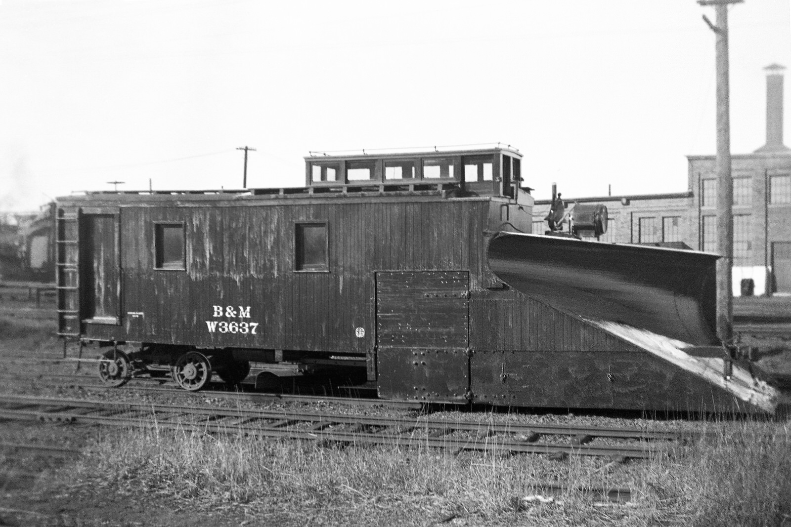 Boston Maine Plow #W3637 @ Portsmouth, NH on 12/3/1935 Boston Maine Plow #W3637 @ Portsmouth, NH on 12/3/1935