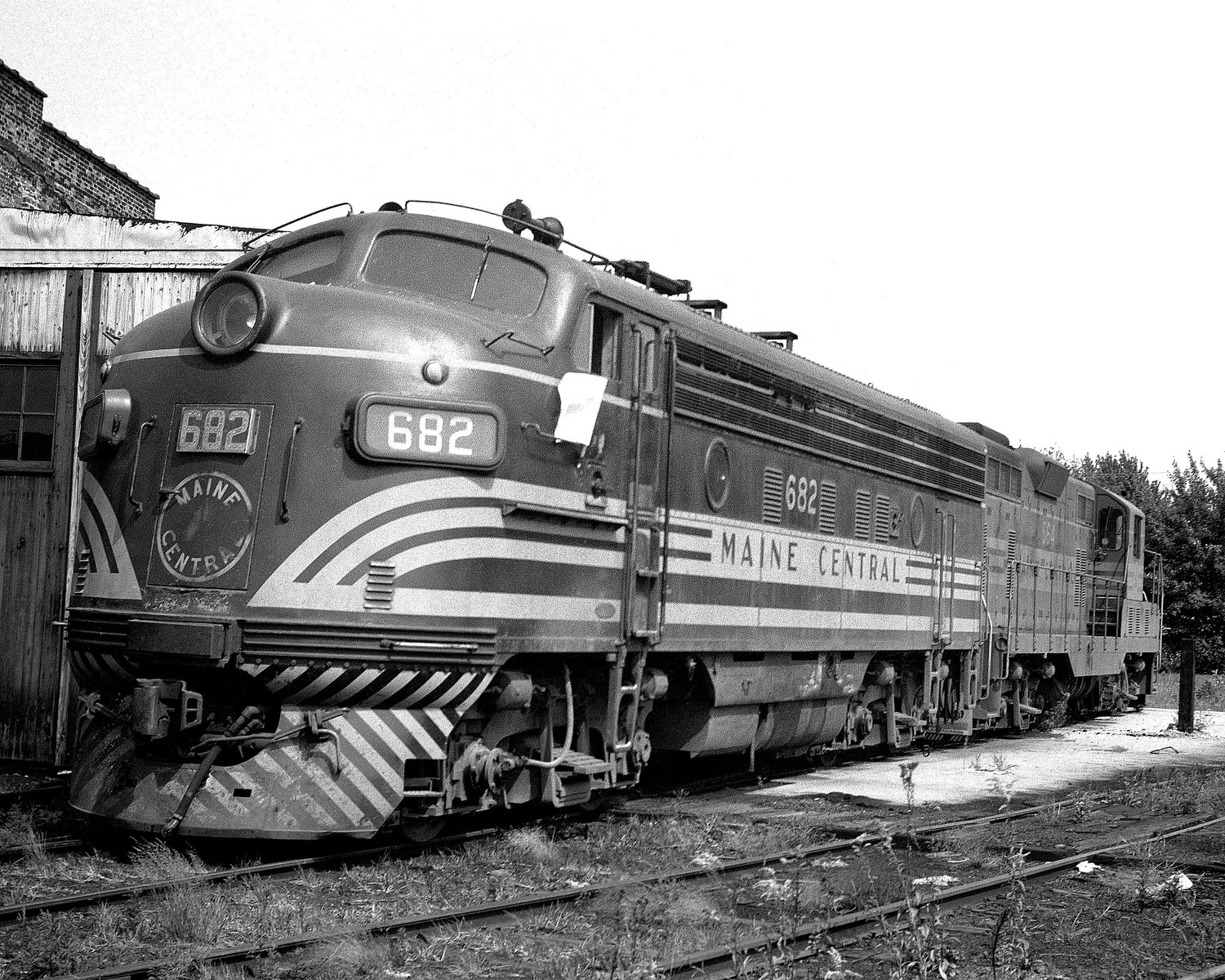 Maine Central 682. (8x10) Maine Central 682. (8x10)