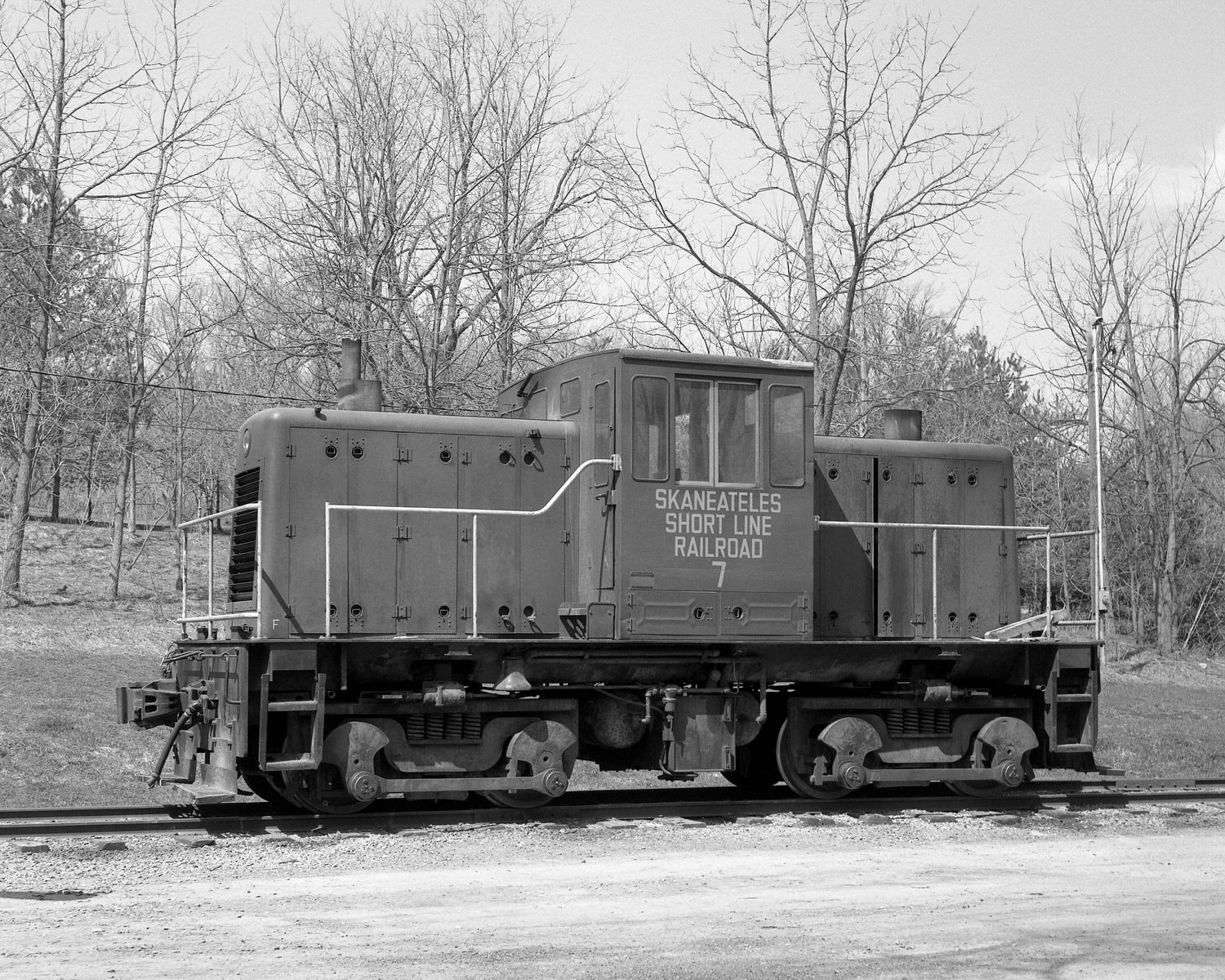 Skaneateles Short Line 45T #7 @ Skaneateles, NY on April 25, 1978. (8x10) Skaneateles Short Line 45T #7 @ Skaneateles, NY on April 25, 1978. (8x10)