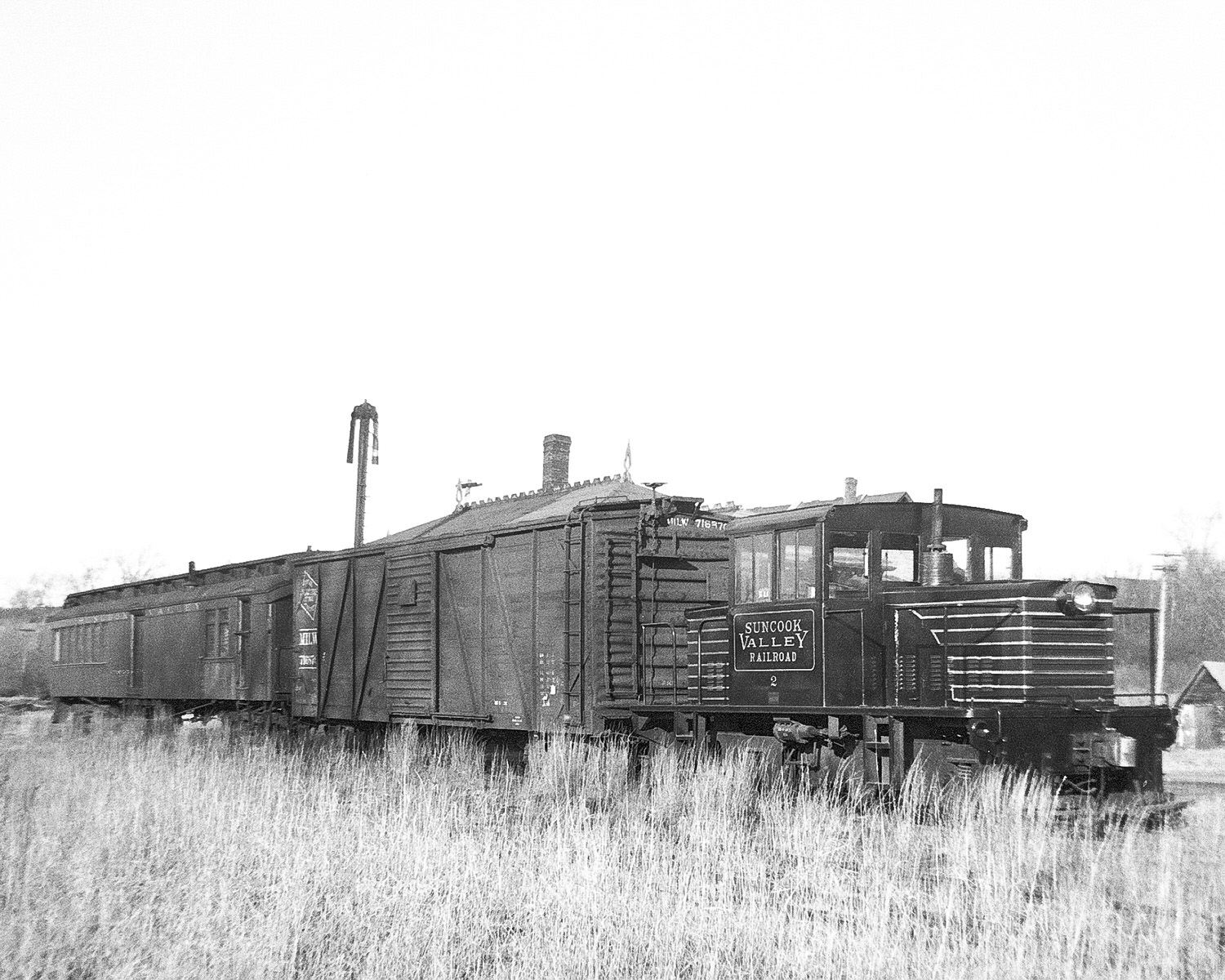 Suncook Valley #2 at Suncook, NH on 12/2/1950. (8x10) Suncook Valley #2 at Suncook, NH on 12/2/1950. (8x10)