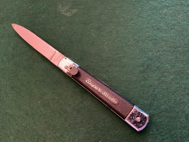 VINTAGE SUPER-STILETTO SWITCHBLADE, RARE-img-0