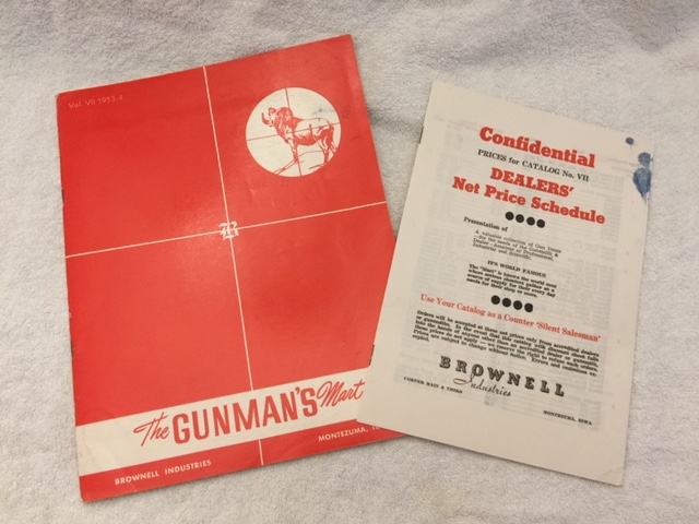 1953 THE GUNMAN'S MART CATALOG & PRICE LIST-img-0