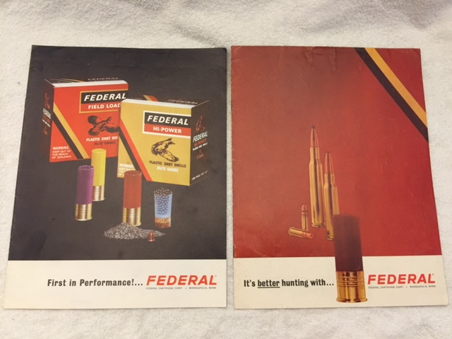 2 1960s FEDERAL AMMUNITION CATALOGS & PRICE LISTS-img-0