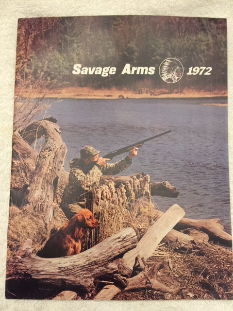 1972 SAVAGE ARMS CO CATALOG & PRICE LIST-img-0