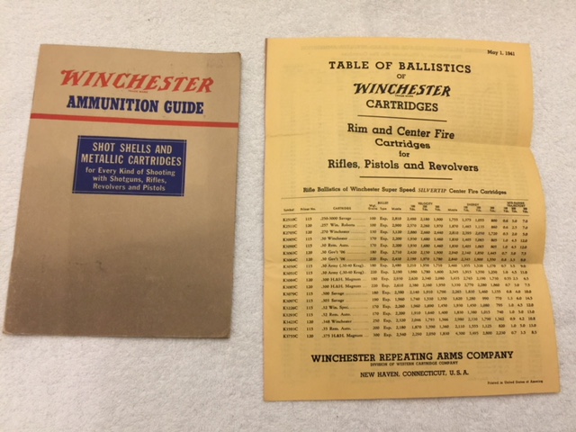 1941 Winchester Ammunition Guide & Price List, 1st-img-0