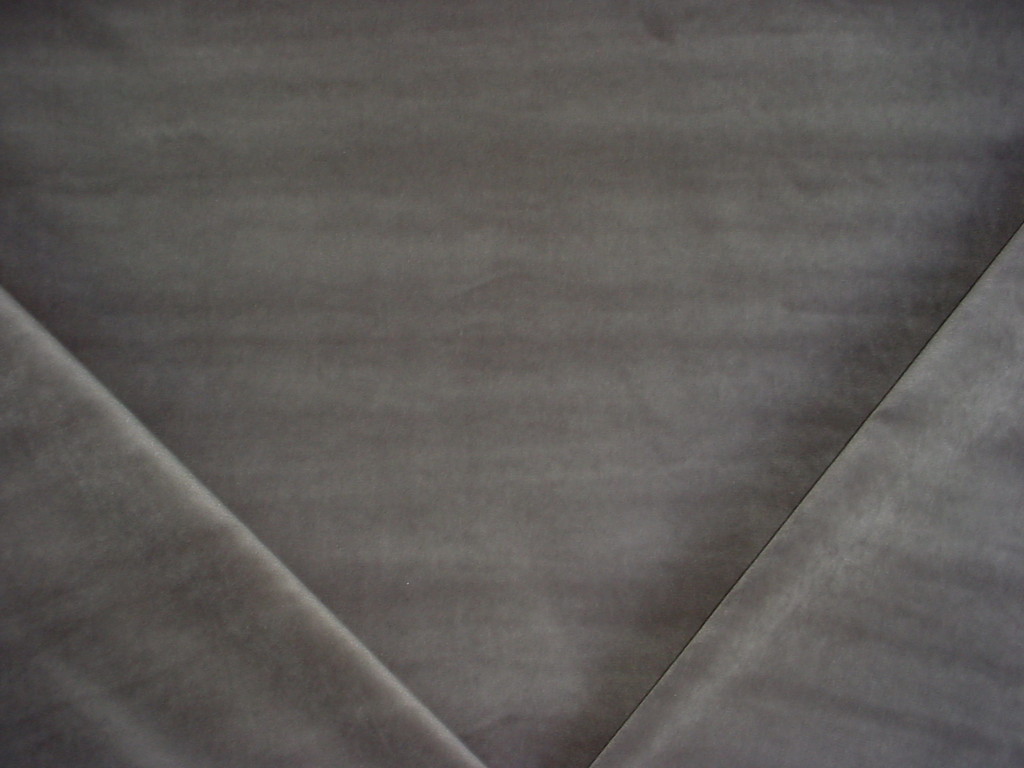3 3 4y Robert Allen Deep Gray Low Pile Velvet Drapery Upholstery