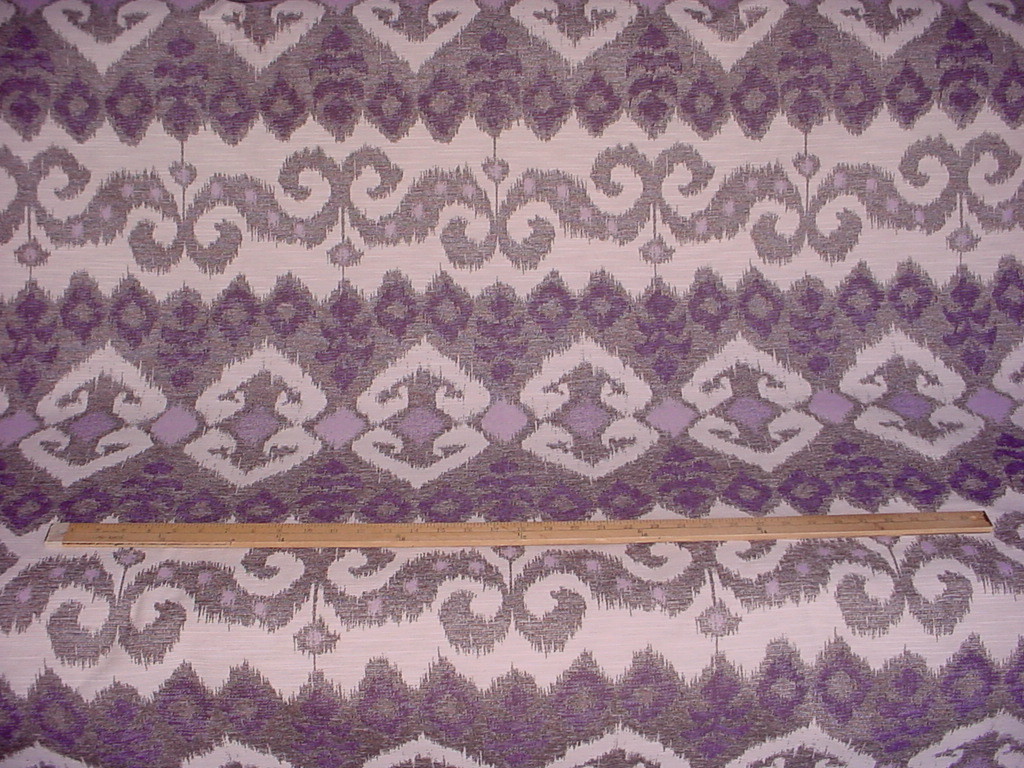 Indigo Tribal Textured Ikat Jacquard Drapery Upholstery Fabric Southwestern