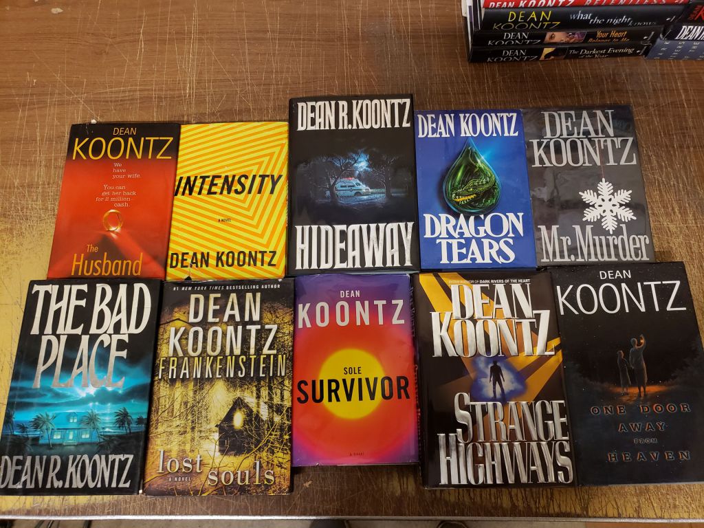 thumbnail image 2 of Lot Of 10 Dean Koontz HARDCOVER Odd Thomas Moonlight Frankenstein SET – Liquidation Books 2 of 12