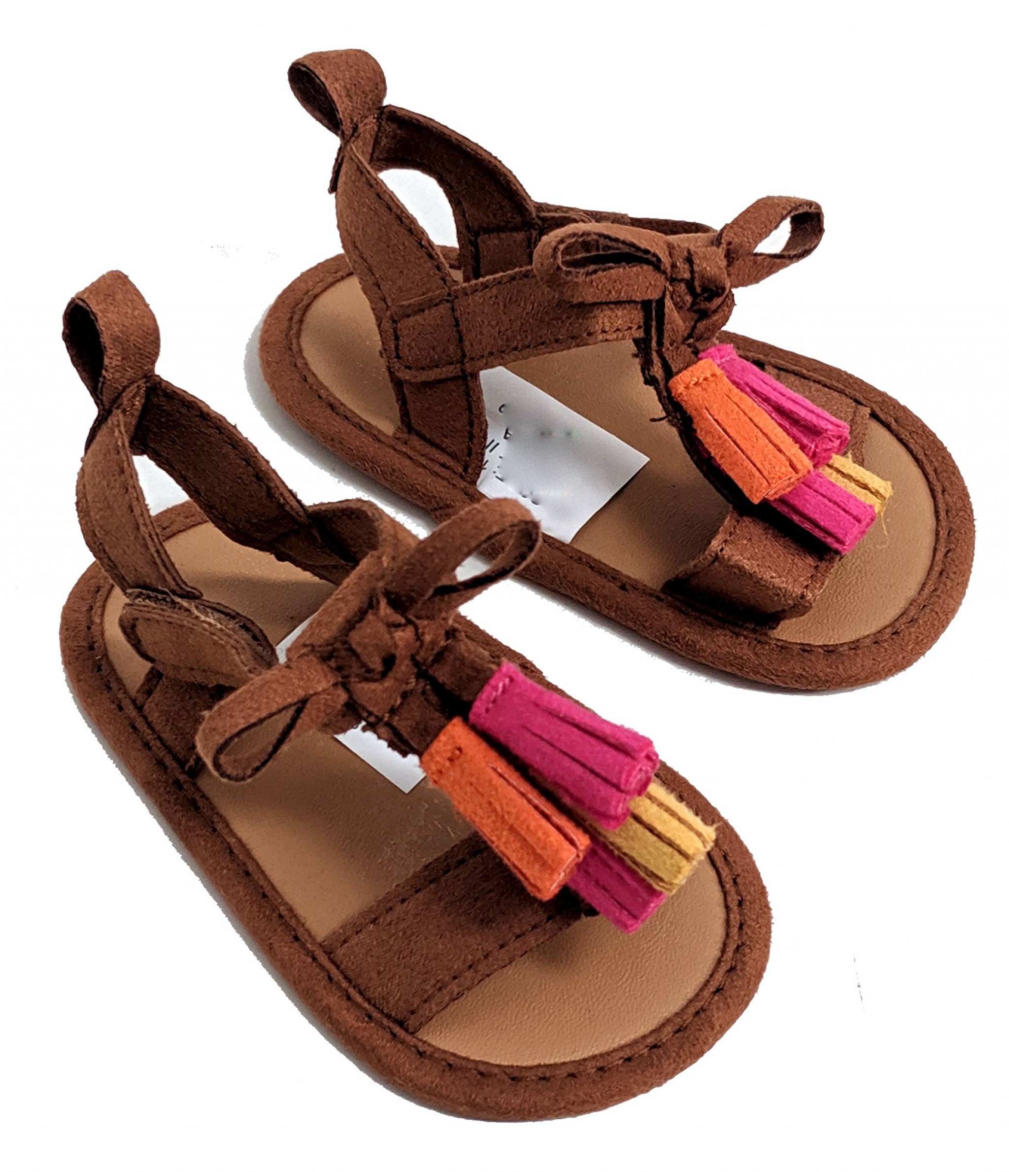 tan baby girl sandals